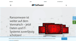 Desktop Screenshot of gfisoftware.de