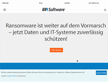 Tablet Screenshot of gfisoftware.de